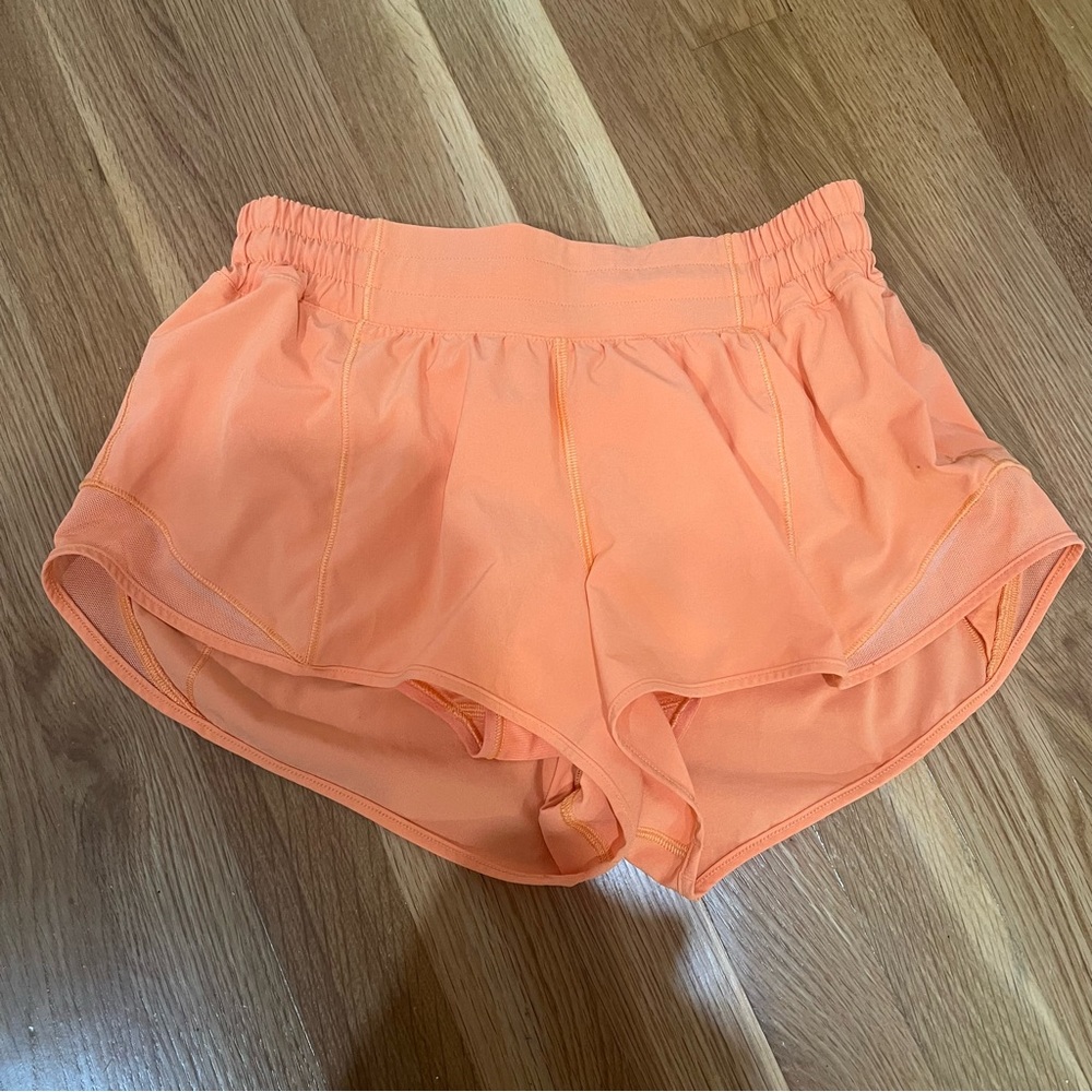 Orange soda lululemon hotty hot shorts